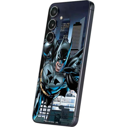 DC Comics Batman Dark Knight Comic Art Action Pose Galaxy S25 Plus Skin