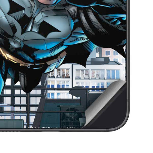 DC Comics Batman Dark Knight Comic Art Action Pose Galaxy S25 Plus Skin