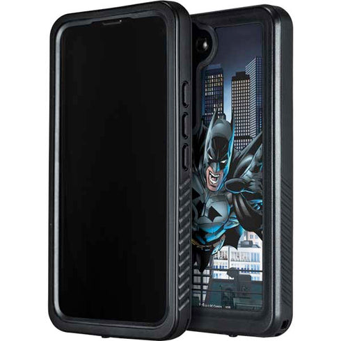DC Comics Batman Dark Knight Comic Art Action Pose Galaxy S24 Plus Waterproof Case