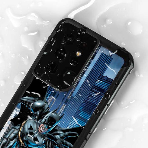 DC Comics Batman Dark Knight Comic Art Action Pose Galaxy S24 Ultra Waterproof Case