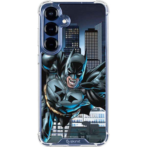 DC Comics Batman Dark Knight Comic Art Action Pose Galaxy S25 FE Clear Case
