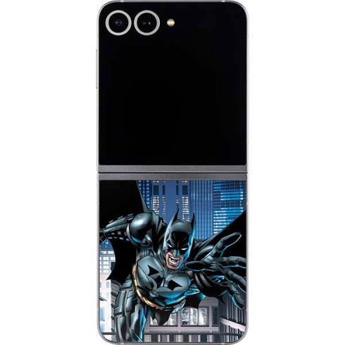 DC Comics Batman Dark Knight Comic Art Action Pose Galaxy Z Flip6 Skin