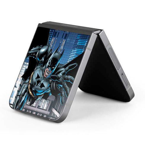 DC Comics Batman Dark Knight Comic Art Action Pose Galaxy Z Flip6 Skin