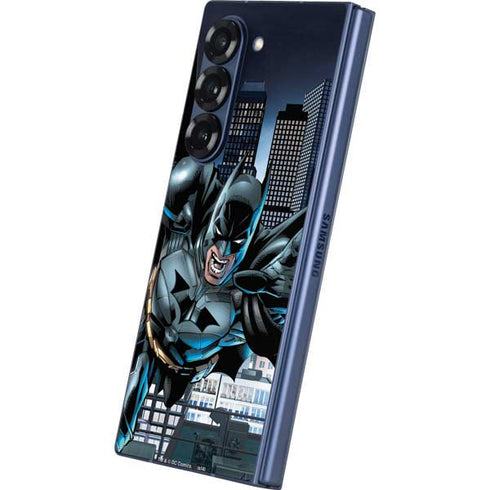 DC Comics Batman Dark Knight Comic Art Action Pose Galaxy Z Fold6 Skin