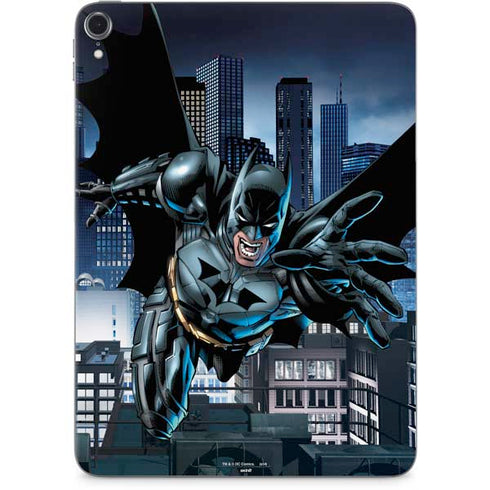 DC Comics Batman Dark Knight Comic Art Action Pose Apple iPad Pro Skin