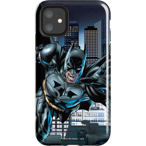 DC Comics Batman Dark Knight Comic Art Action Pose iPhone 11 Impact Case