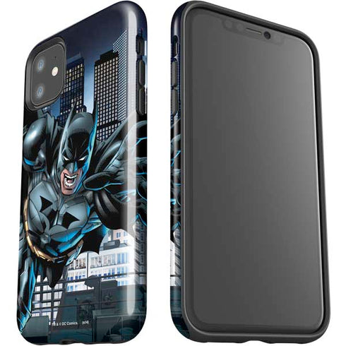 DC Comics Batman Dark Knight Comic Art Action Pose iPhone 11 Impact Case