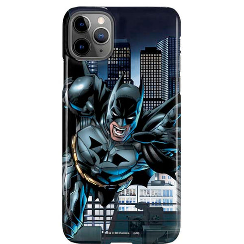 DC Comics Batman Dark Knight Comic Art Action Pose iPhone 11 Pro Max Lite Case