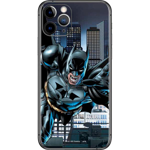 DC Comics Batman Dark Knight Comic Art Action Pose iPhone 11 Pro Skin