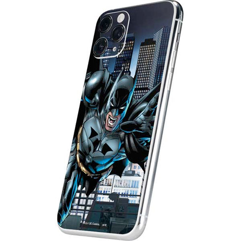 DC Comics Batman Dark Knight Comic Art Action Pose iPhone 11 Pro Skin