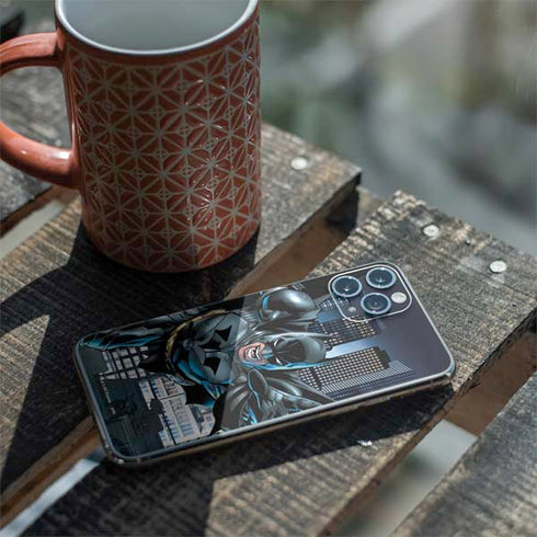 DC Comics Batman Dark Knight Comic Art Action Pose iPhone 11 Pro Skin