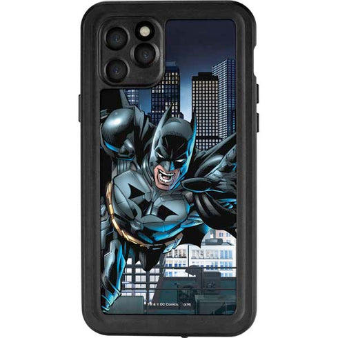 DC Comics Batman Dark Knight Comic Art Action Pose iPhone 11 Pro Waterproof Case
