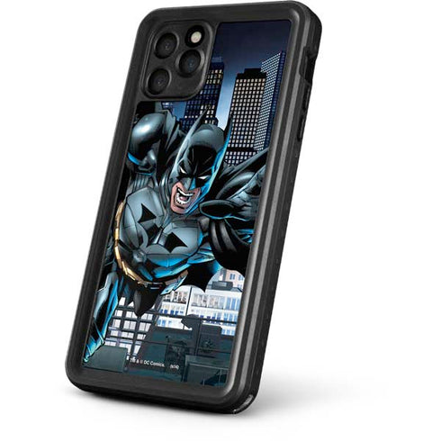 DC Comics Batman Dark Knight Comic Art Action Pose iPhone 11 Pro Waterproof Case