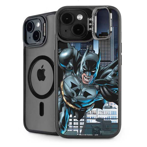 DC Comics Batman Dark Knight Comic Art Action Pose iPhone 14 Kickstand Case