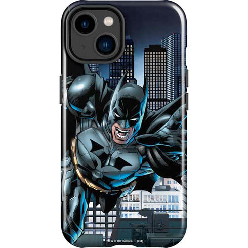 DC Comics Batman Dark Knight Comic Art Action Pose iPhone 15 Impact Case