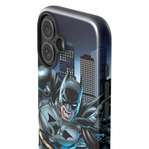 DC Comics Batman Dark Knight Comic Art Action Pose iPhone 16 Impact Case