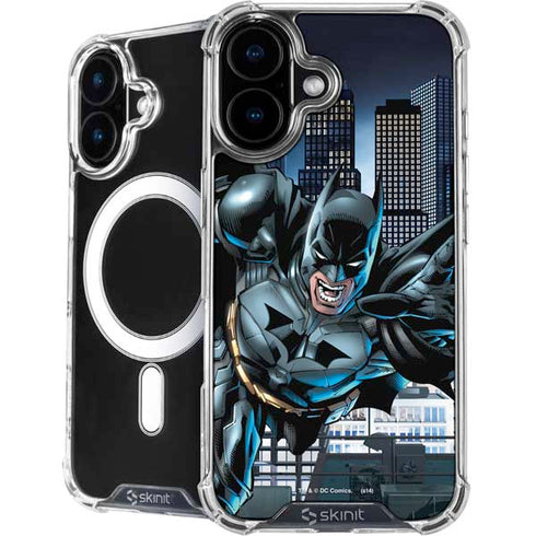DC Comics Batman Dark Knight Comic Art Action Pose iPhone 16 MagSafe Case