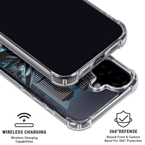 DC Comics Batman Dark Knight Comic Art Action Pose iPhone 16 MagSafe Case