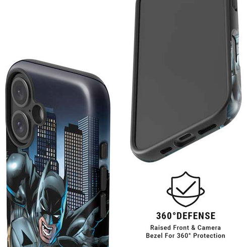 DC Comics Batman Dark Knight Comic Art Action Pose iPhone 16 Magsafe Impact Case