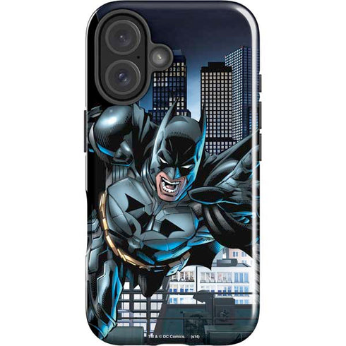 DC Comics Batman Dark Knight Comic Art Action Pose iPhone 16 Plus Impact Case