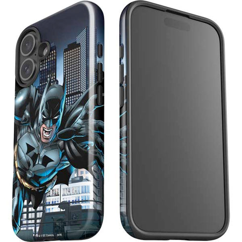 DC Comics Batman Dark Knight Comic Art Action Pose iPhone 16 Plus Impact Case