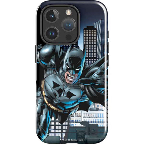 DC Comics Batman Dark Knight Comic Art Action Pose iPhone 16 Pro Max Impact Case