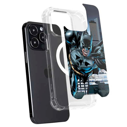 DC Comics Batman Dark Knight Comic Art Action Pose iPhone 16 Pro Max MagSafe Case