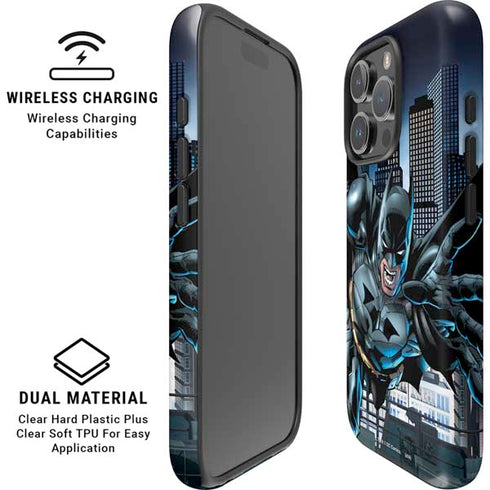 DC Comics Batman Dark Knight Comic Art Action Pose iPhone 16 Pro Max Magsafe Impact Case