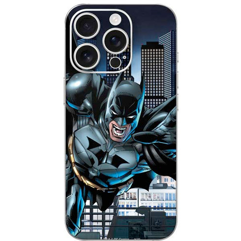 DC Comics Batman Dark Knight Comic Art Action Pose iPhone 16 Pro Skin
