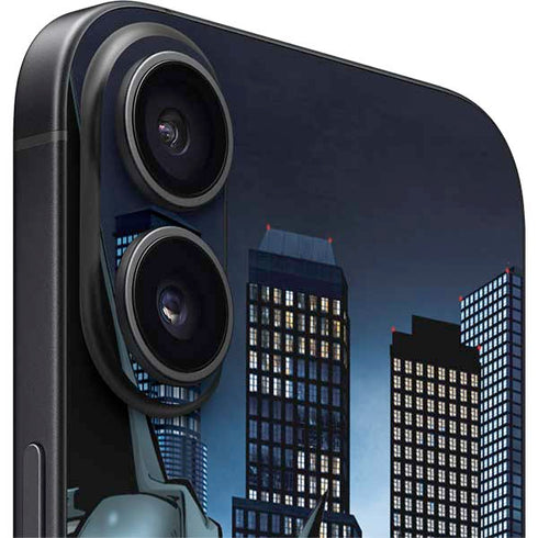 DC Comics Batman Dark Knight Comic Art Action Pose iPhone 16 Skin