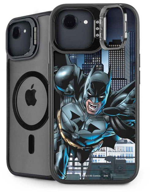 DC Comics Batman Dark Knight Comic Art Action Pose iPhone 16e Kickstand Case