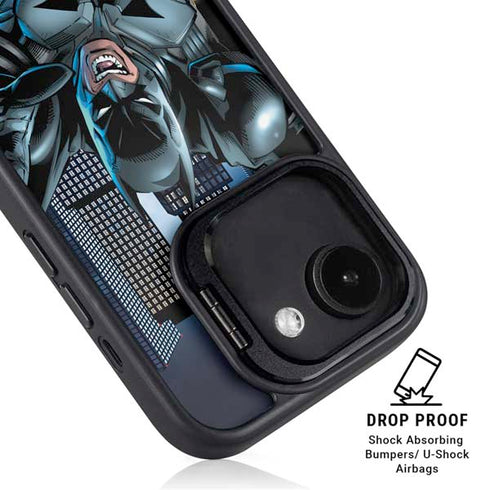 DC Comics Batman Dark Knight Comic Art Action Pose iPhone 16e Kickstand Case