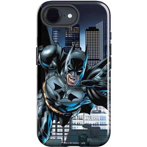 DC Comics Batman Dark Knight Comic Art Action Pose iPhone 16e Impact Case