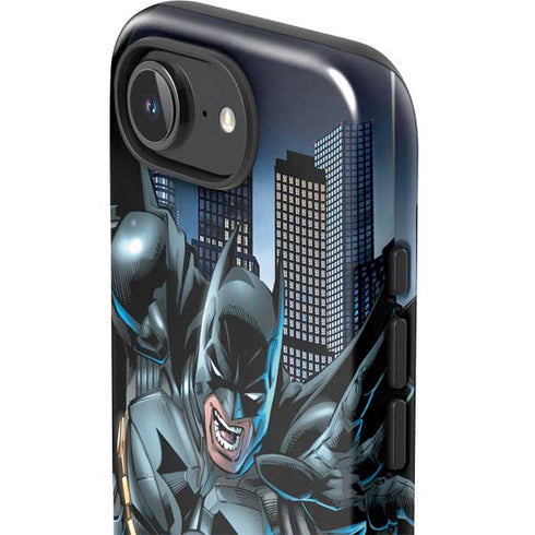 DC Comics Batman Dark Knight Comic Art Action Pose iPhone 16e Impact Case
