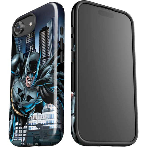 DC Comics Batman Dark Knight Comic Art Action Pose iPhone 16e Impact Case