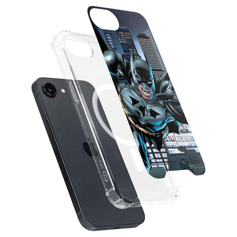 DC Comics Batman Dark Knight Comic Art Action Pose iPhone 16e MagSafe Case