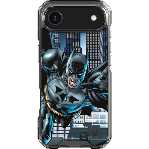 DC Comics Batman Dark Knight Comic Art Action Pose iPhone 17 Air Clear Case