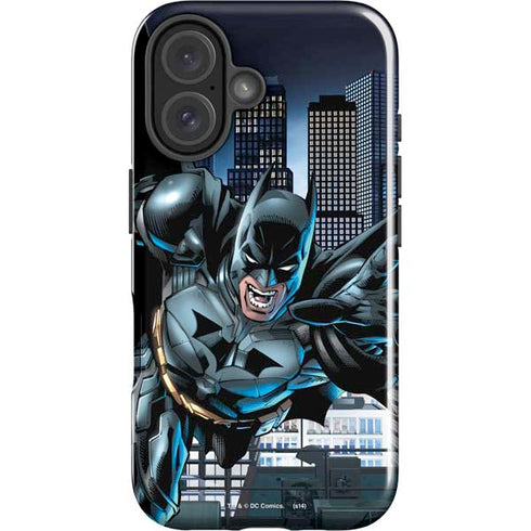 DC Comics Batman Dark Knight Comic Art Action Pose iPhone 17 Impact Case