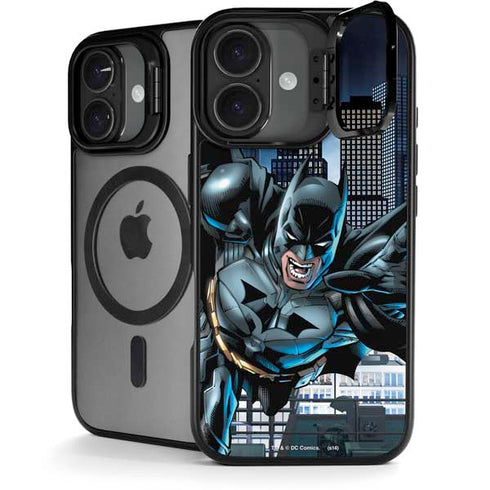 DC Comics Batman Dark Knight Comic Art Action Pose iPhone 17 Kickstand Case