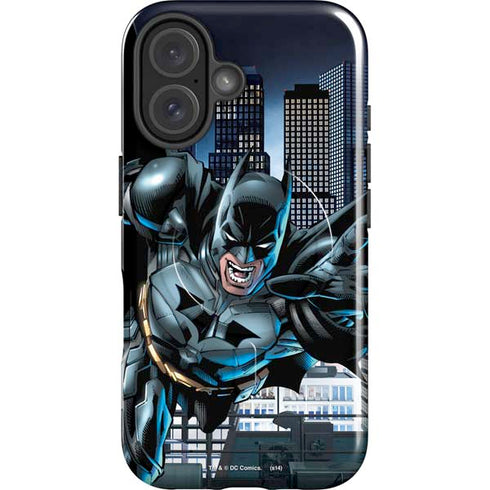 DC Comics Batman Dark Knight Comic Art Action Pose iPhone 17 Magsafe Impact Case