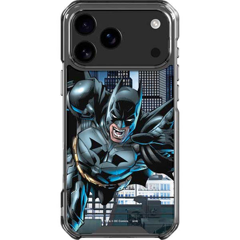 DC Comics Batman Dark Knight Comic Art Action Pose iPhone 17 Pro Max Clear Case