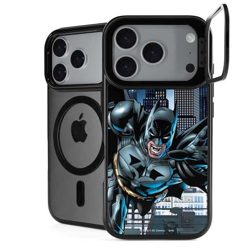 DC Comics Batman Dark Knight Comic Art Action Pose iPhone 17 Pro Max Kickstand Case