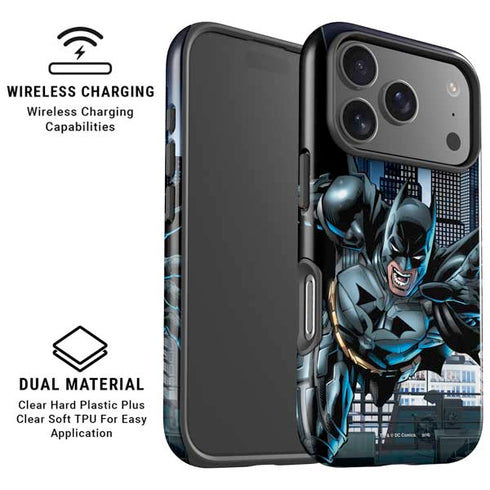 DC Comics Batman Dark Knight Comic Art Action Pose iPhone 17 Pro Max Magsafe Impact Case