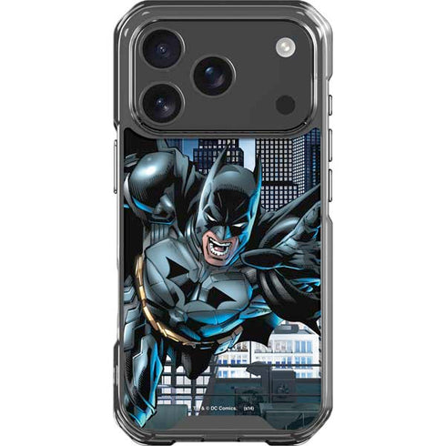 DC Comics Batman Dark Knight Comic Art Action Pose iPhone 18 Pro Clear Case