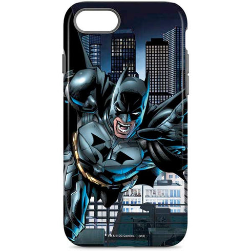 DC Comics Batman Dark Knight Comic Art Action Pose iPhone 8 Pro Case
