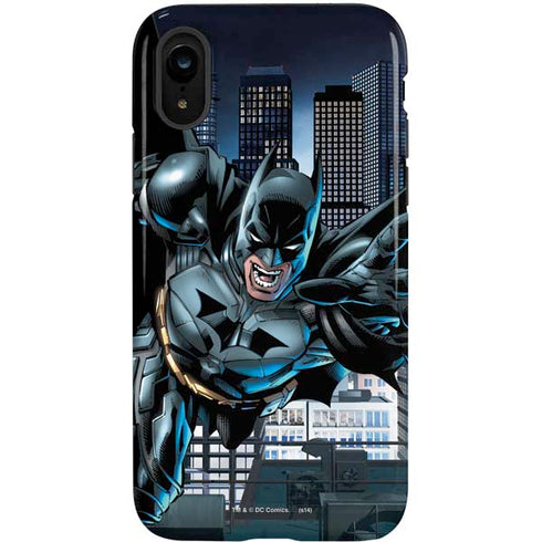DC Comics Batman Dark Knight Comic Art Action Pose iPhone XR Pro Case