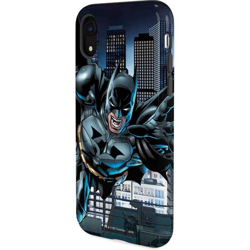DC Comics Batman Dark Knight Comic Art Action Pose iPhone XR Pro Case