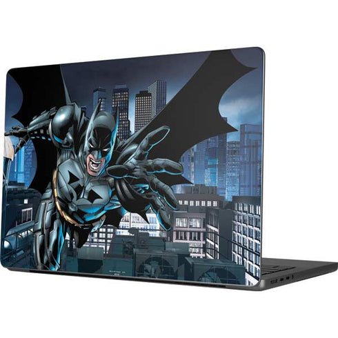 DC Comics Batman Dark Knight Comic Art Action Pose Apple MacBook Pro 14-inch Skin