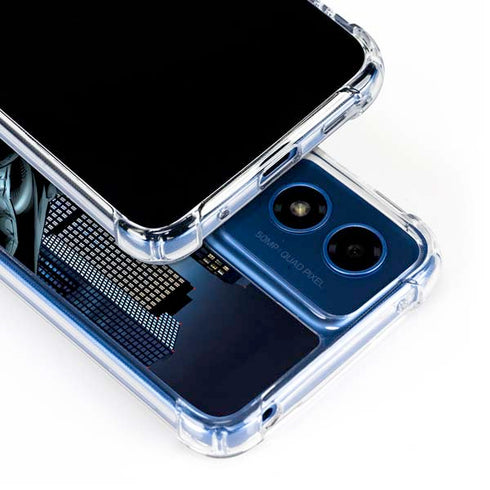 DC Comics Batman Dark Knight Comic Art Action Pose Moto G 5G (2024) Clear Case