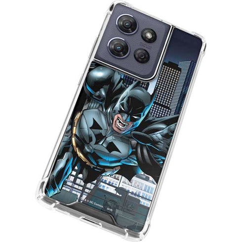 DC Comics Batman Dark Knight Comic Art Action Pose Moto G Play 5G (2025) Clear Case